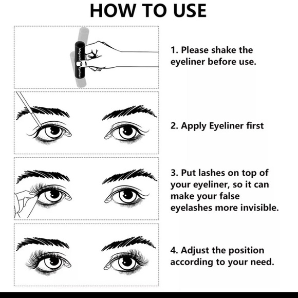 Magnetic lashes 4 pairs mink - Picture 3 of 3